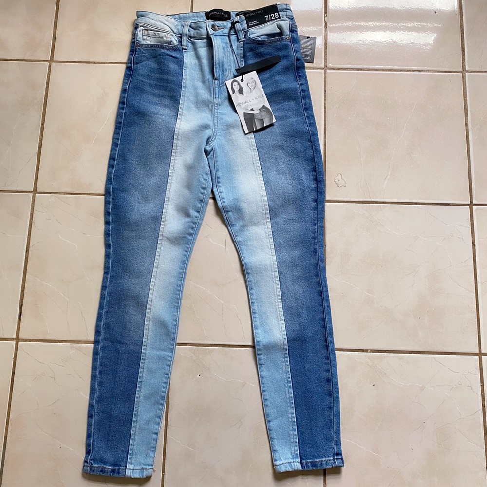 Kendall & Kylie Two Toned Jeans